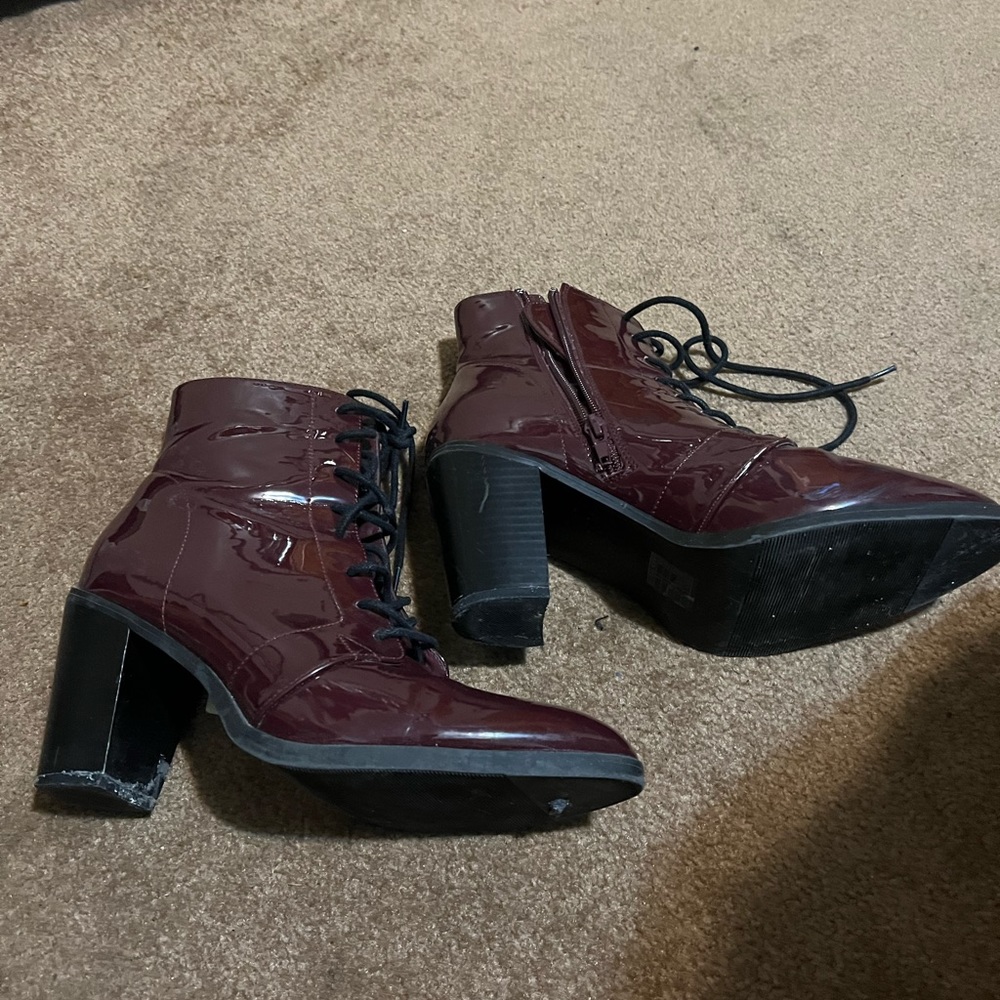 Purple boots